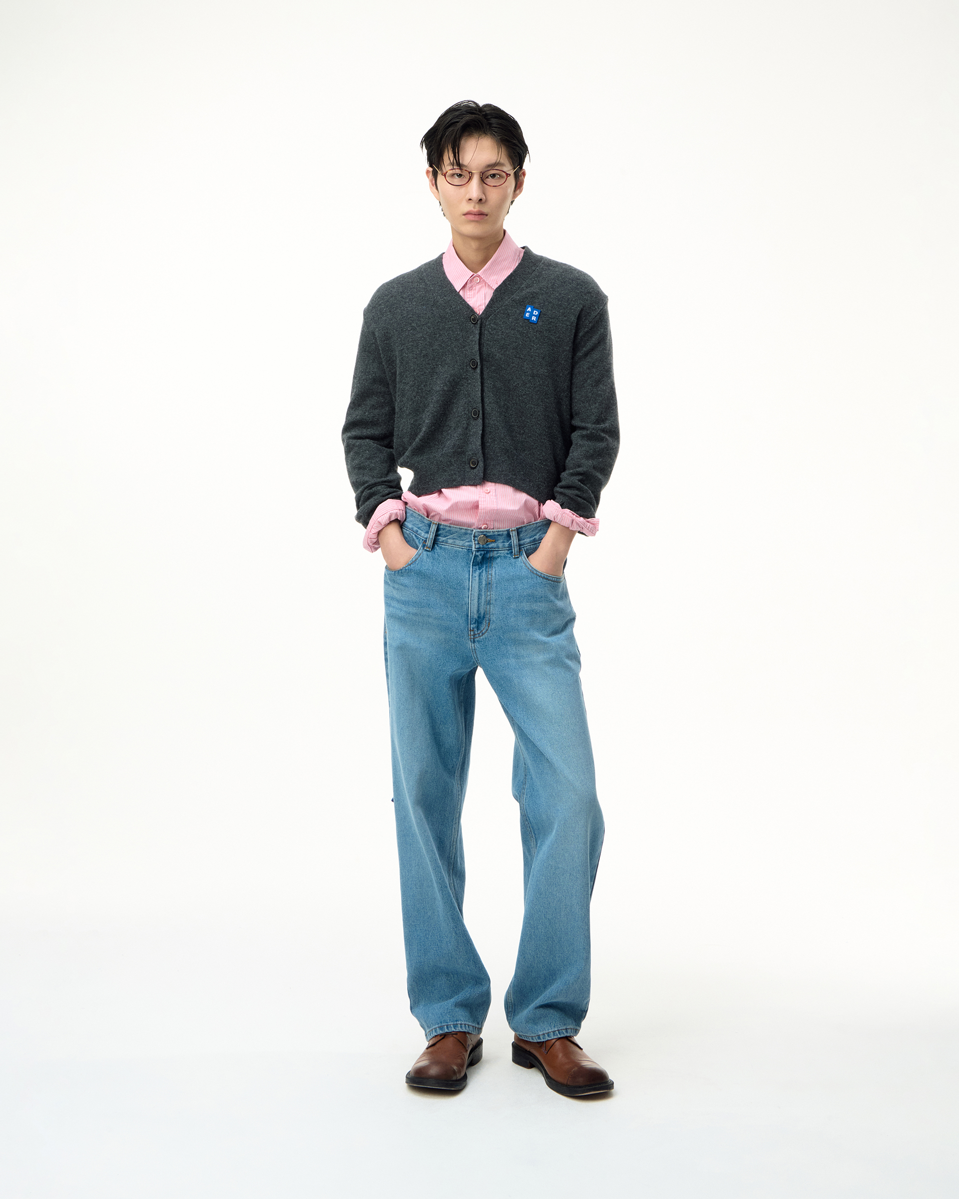 パンツ ADERERROR Sig SV Tag jeans 01 ADERERROR - Sig; SV Tag jeans 01