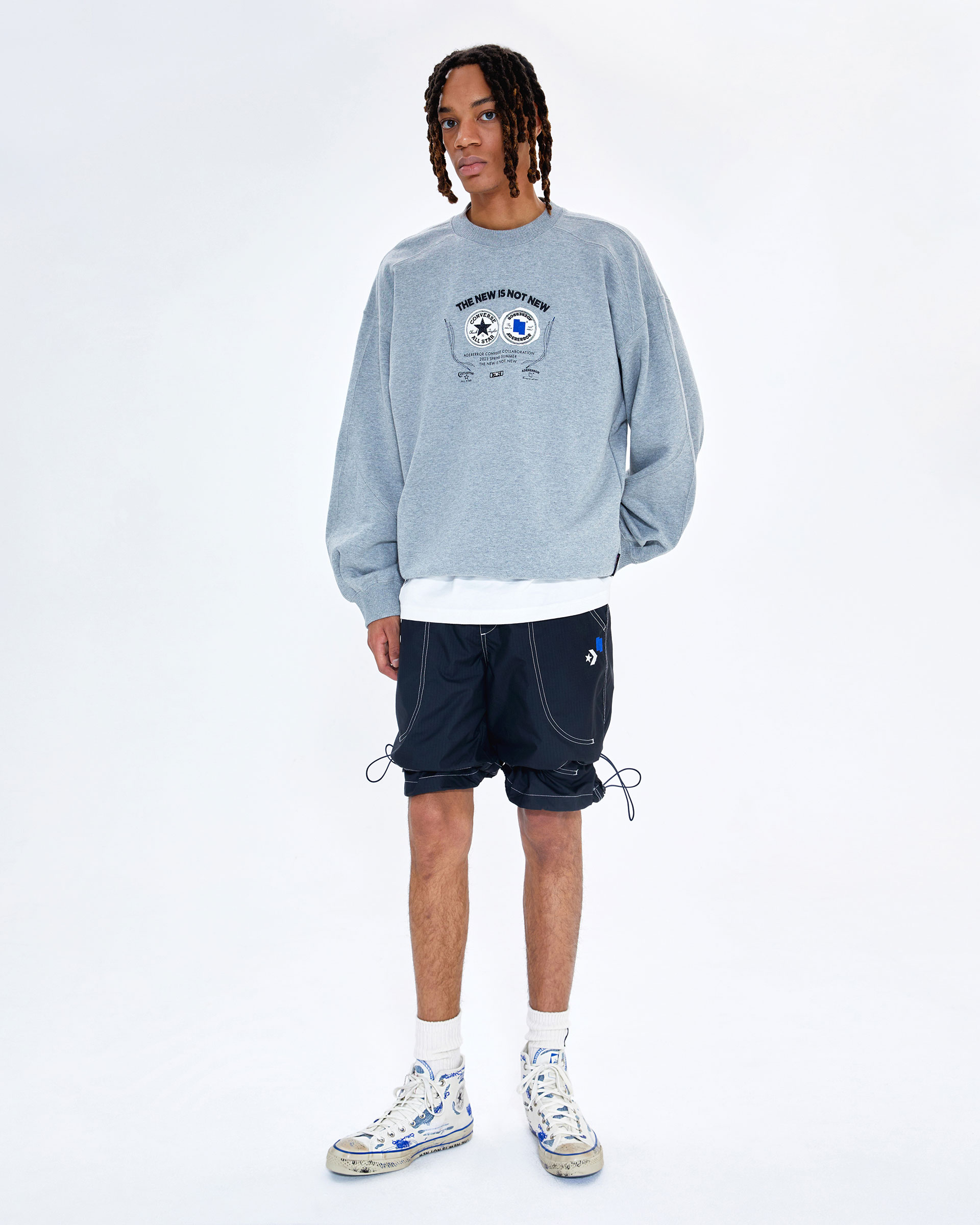 ADERERROR - Converse X Ader Error Shapes Crew Sweatshirt