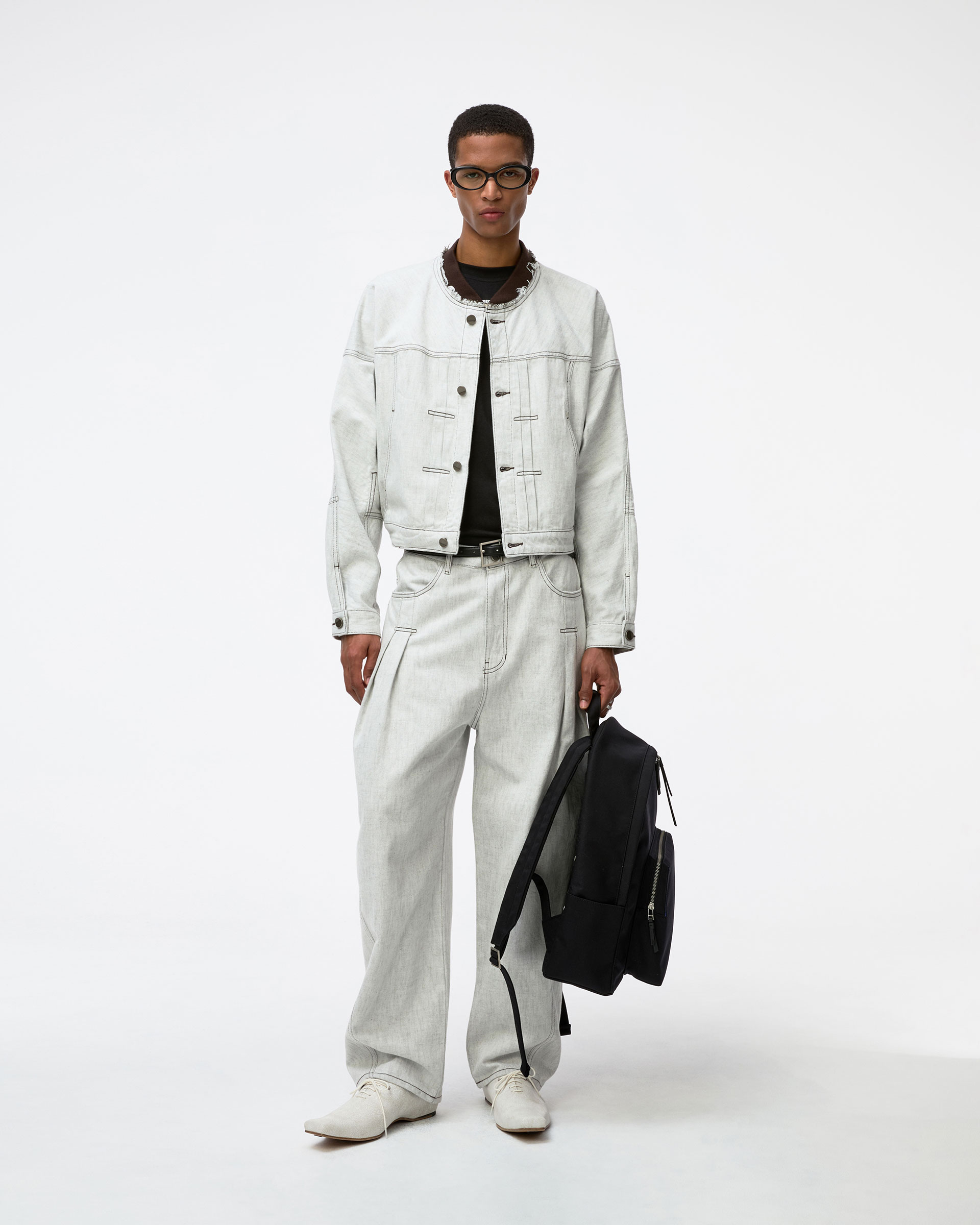ジャケット・アウター ADERERROR TRUCKER JACKET 1601 / WHITE ADERERROR - Jacket Product. 21
