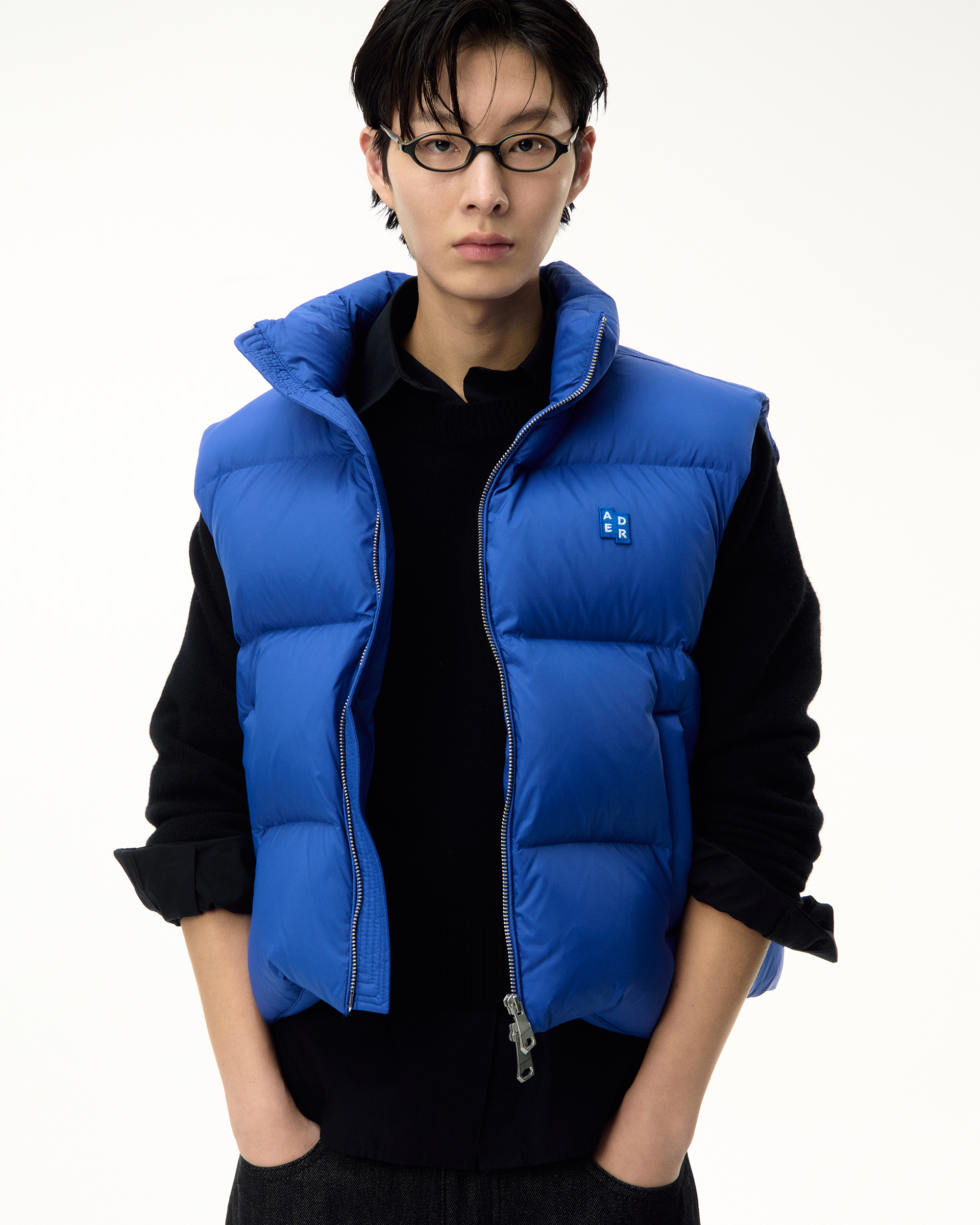 ADERERROR - Sig; BL Tag puffer vest 01