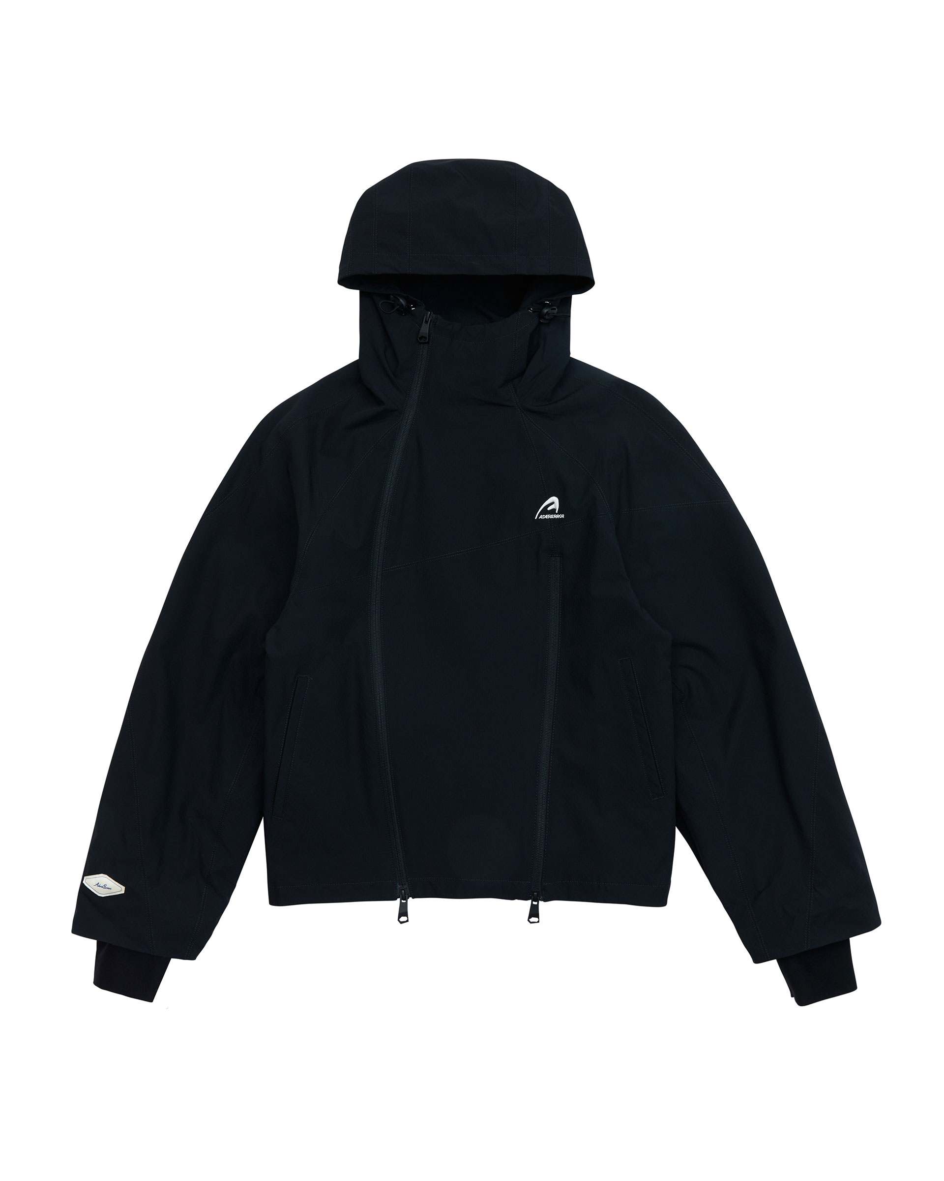 ジャケット・アウター regleam DRAWSTRING HOODIE BLOUSON Niepce Men's Japanese Streetwear, White Lightweight Summer