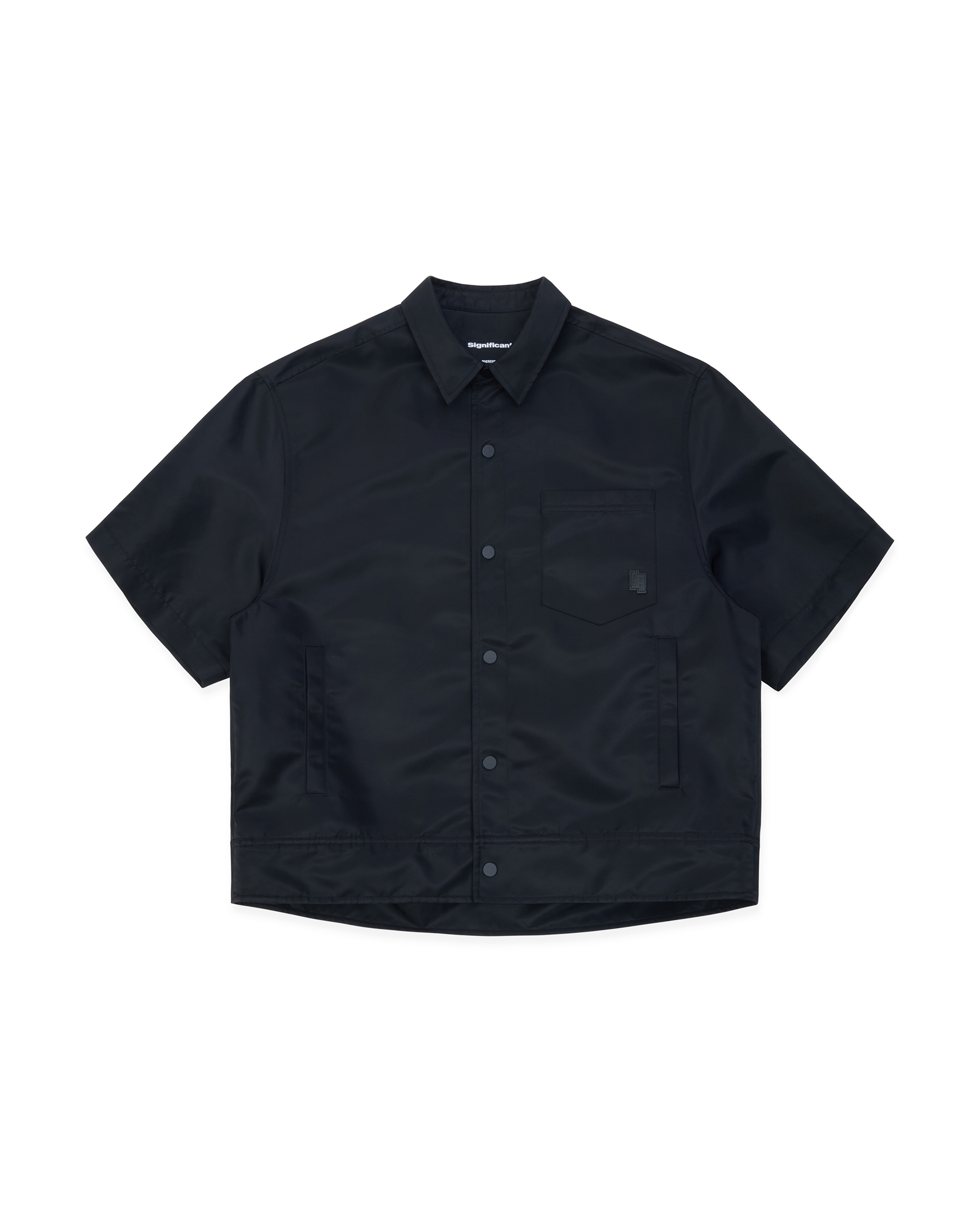 ★Ader Error★2025SS 超新作★Sig;BK Tag half sleeve shirt 01 ADERERROR - Sig; BK Tag half sleeve shirt 01