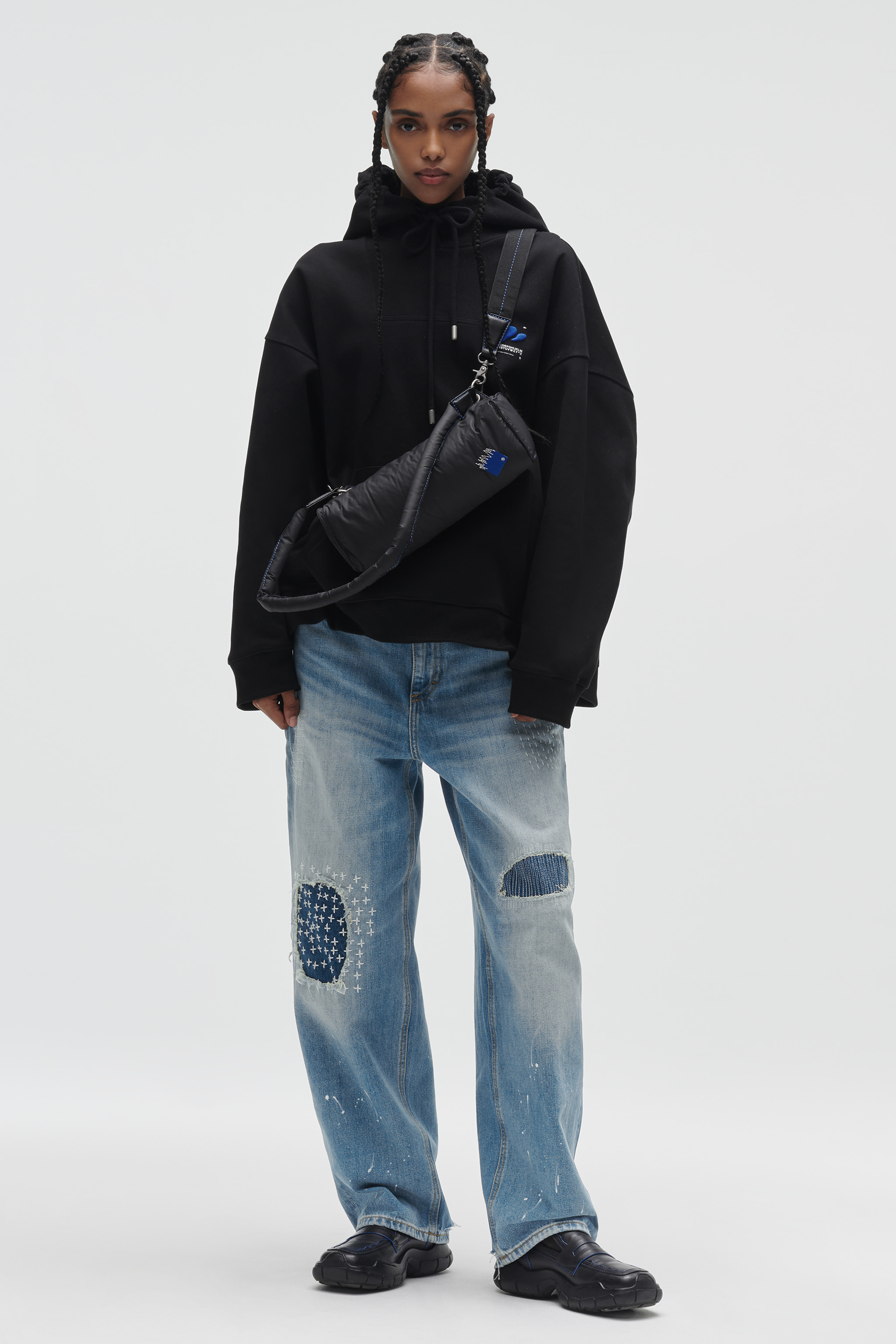 人気★【Ader Error x Zara】★Embroidery Hooded Sweatshir.t ADER error x Zara 