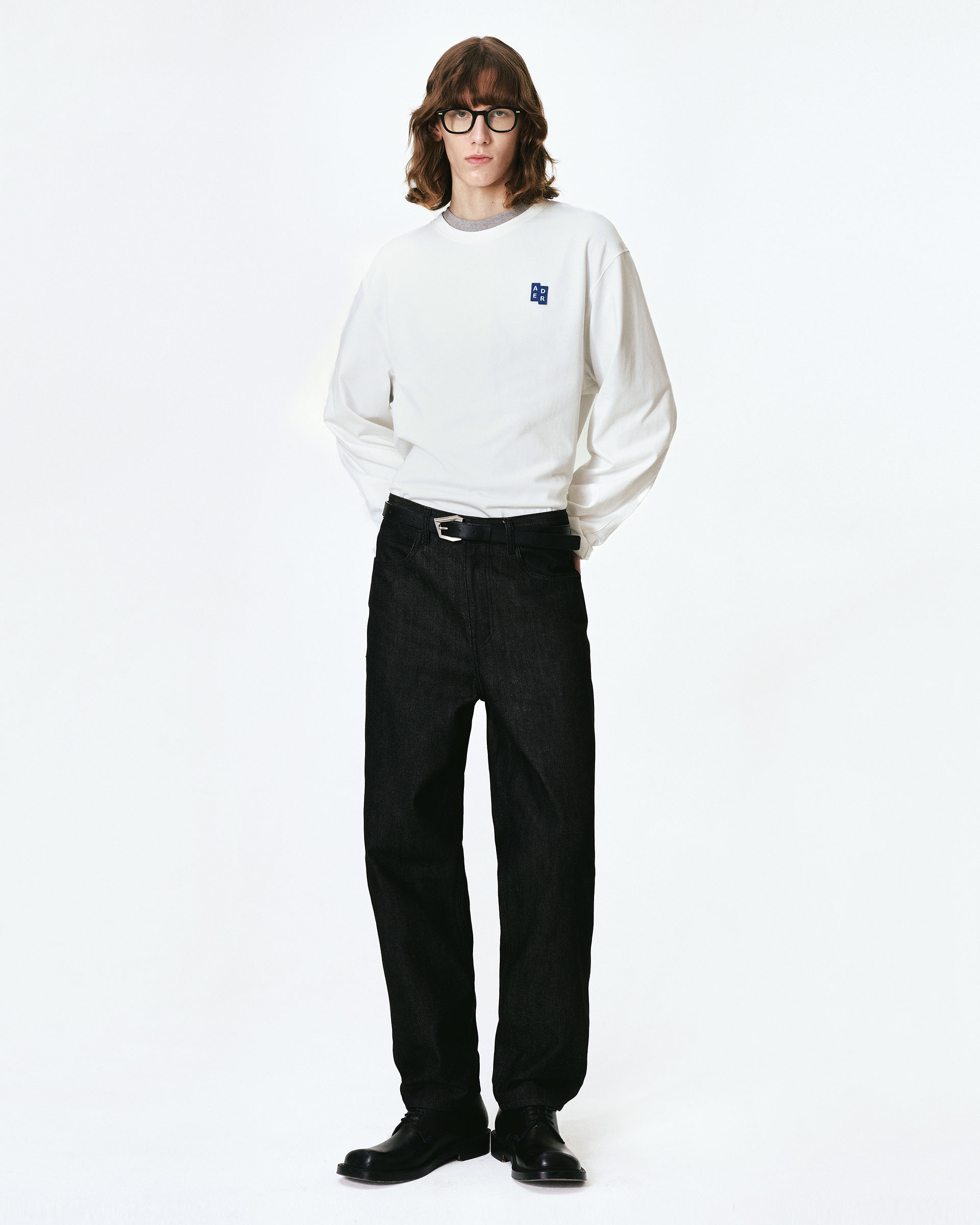 トップス ADER ERROR Sig; BL Tag LS t-shirt 01 ADERERROR - Sig; BL Tag LS t-shirt 01